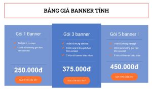 Giá thiết kế banner hiện nay trên thị trường