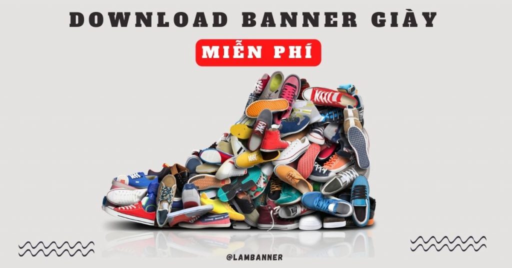 Download banner giày miễn phí với MnT Design